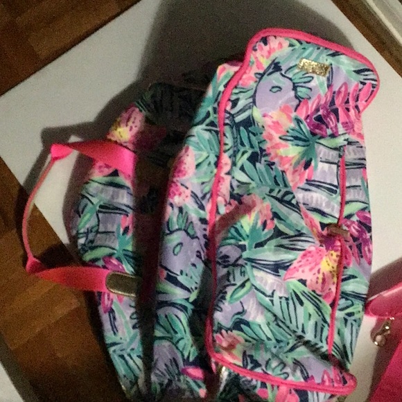 Lilly Pulitzer Palm Packable Weekender Tote Bag - Picture 9 of 10